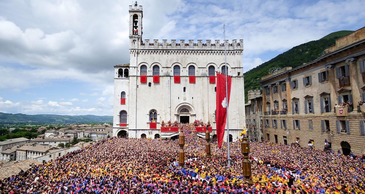Via Mazzini 23A Leilighet Gubbio Eksteriør bilde
